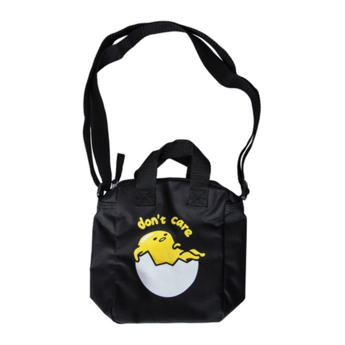 SANRIO - Crossbody de Nylon Gudetama Sanrio - Negro