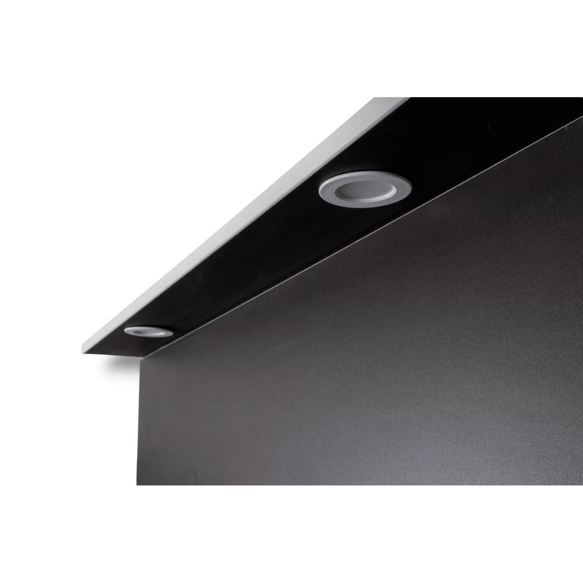 MUEBLES MACRUMO - Ropero de 100cm con dicroicos - Color Wengue - Armado