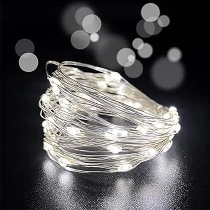 GENERICO - ALAMBRE DE LUCES LED 3 METROS BLANCO