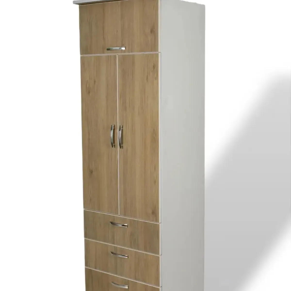 MUEBLES MACRUMO - Ropero de 60cm - Color Arena - Armado