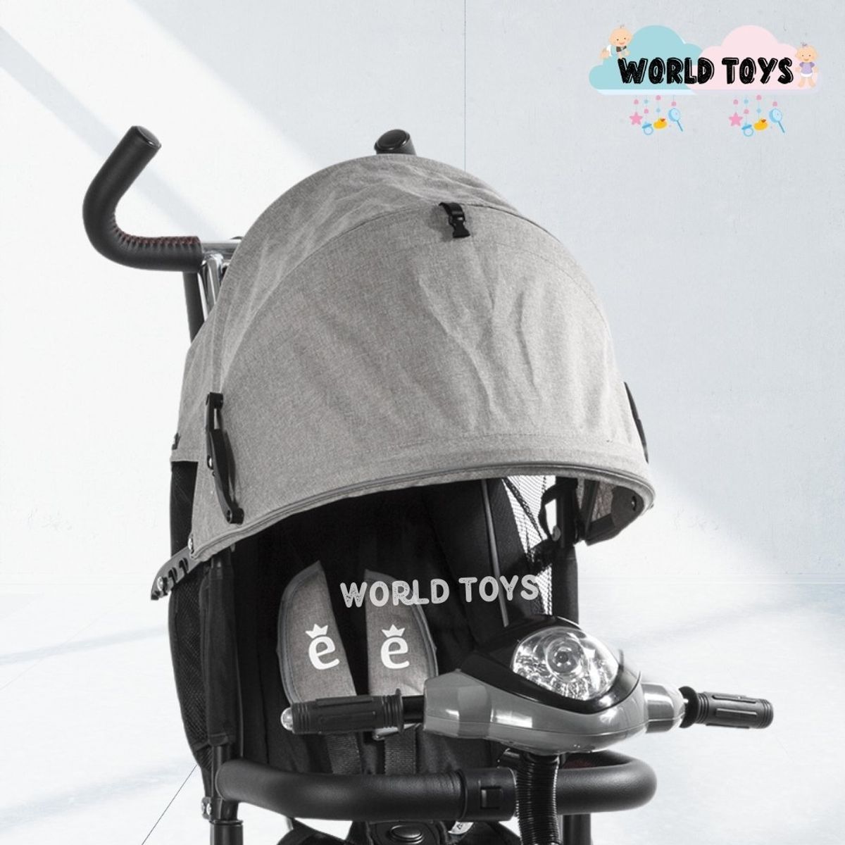 BABY - Triciclo Giratorio «LAHORE» Edición Limitada Gray