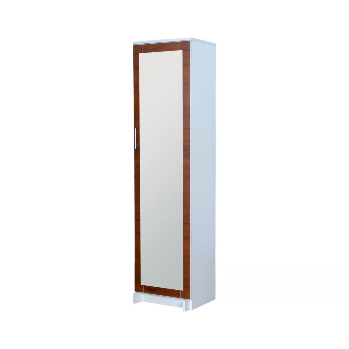 MUEBLES MACRUMO - Zapatera con espejo de 48cm - Color Cedro - Armado