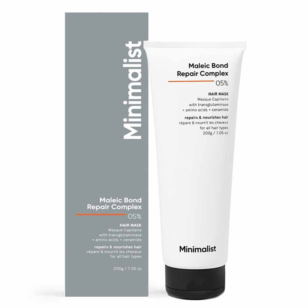 MINIMALIST - Máscara Cabello Maleic Repair Complex 0.5% 50 ml Minimalist