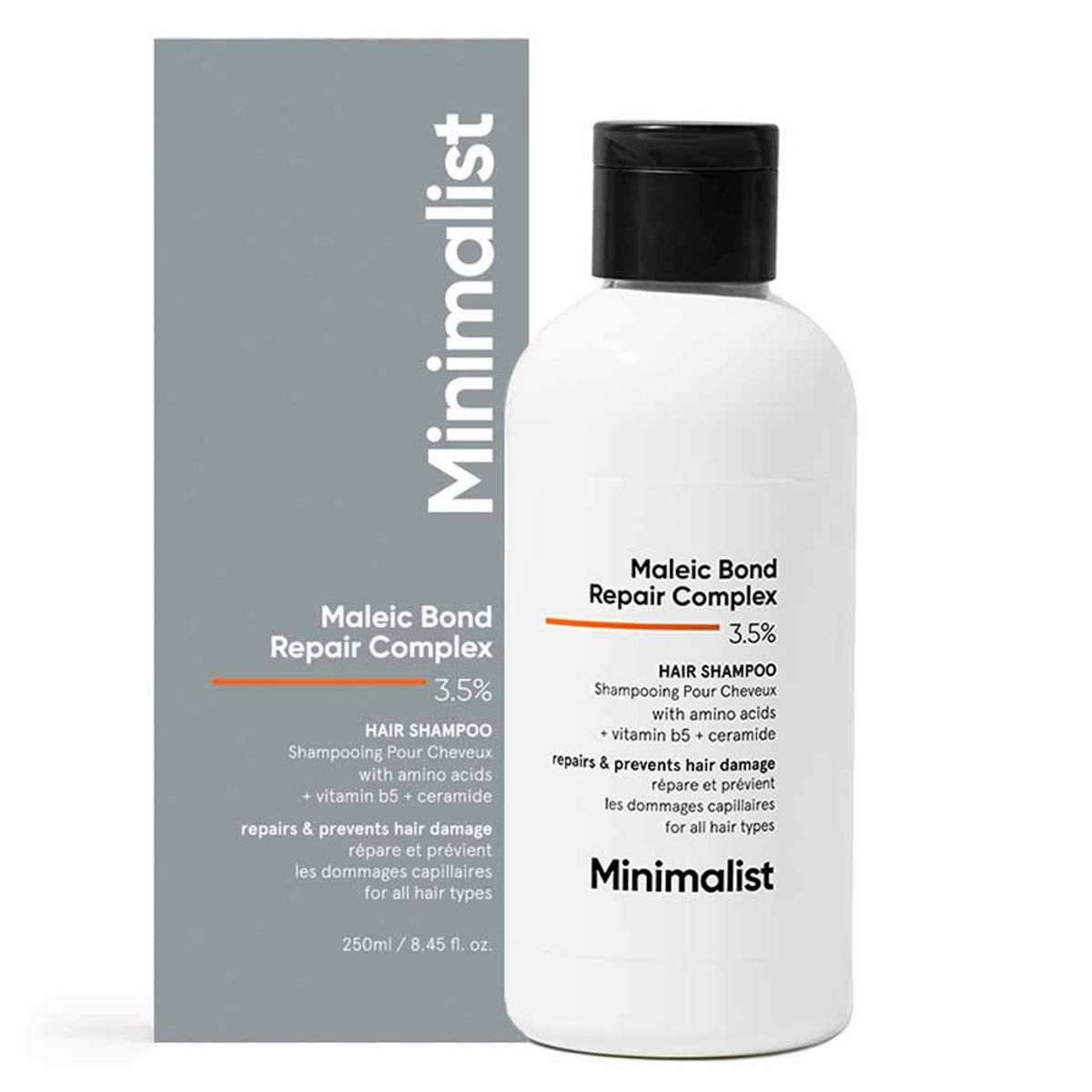 MINIMALIST - Shampoo Maleic Bond Repair Complex 3.5 200g Minimalist.-