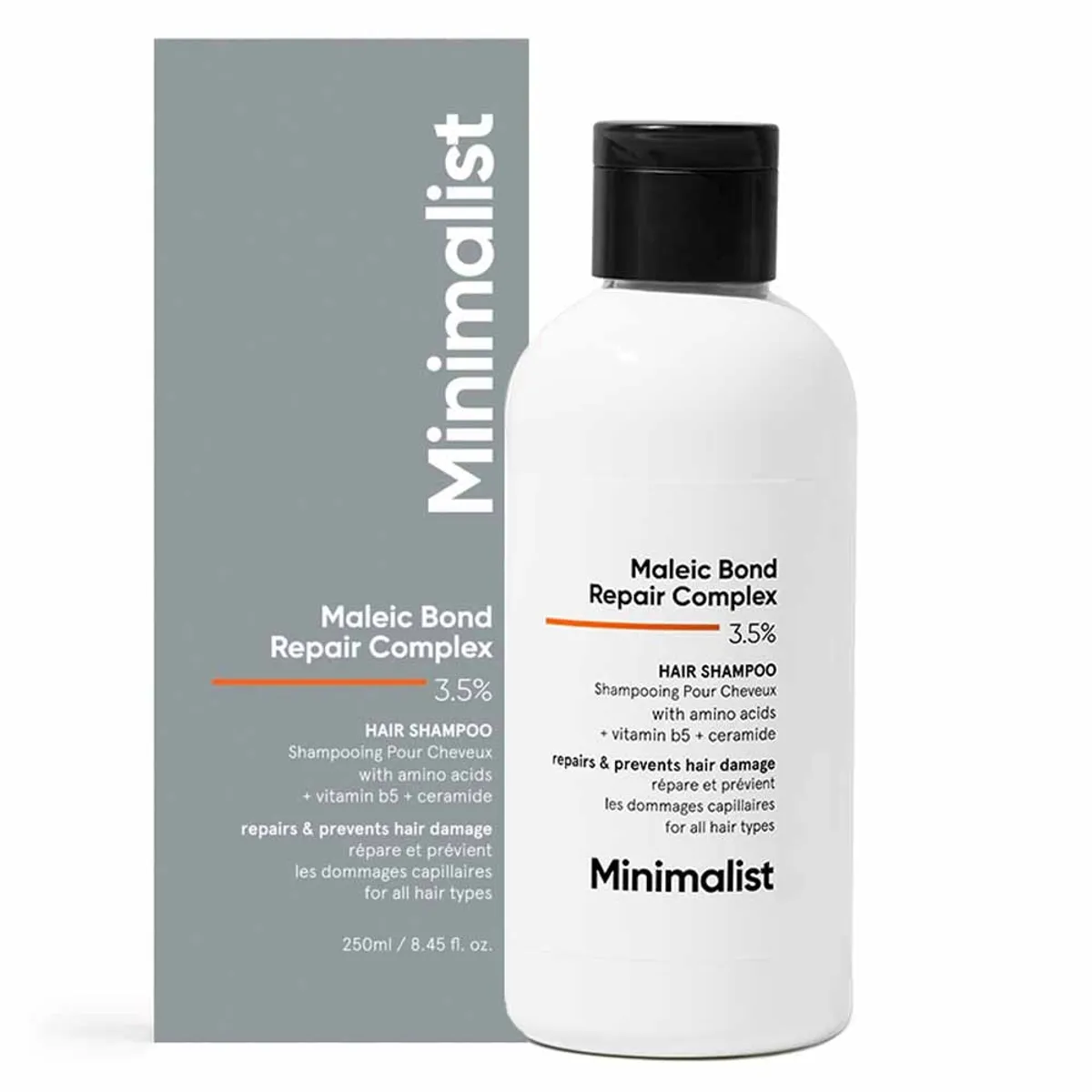 MINIMALIST - Shampoo Maleic Bond Repair Complex 3.5 200g Minimalist.-