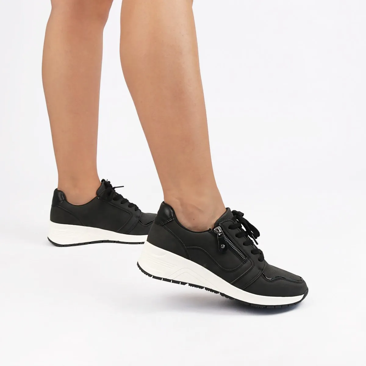 IMPULS - Zapatillas Urbanas Mujer Impuls Amina03 Negro