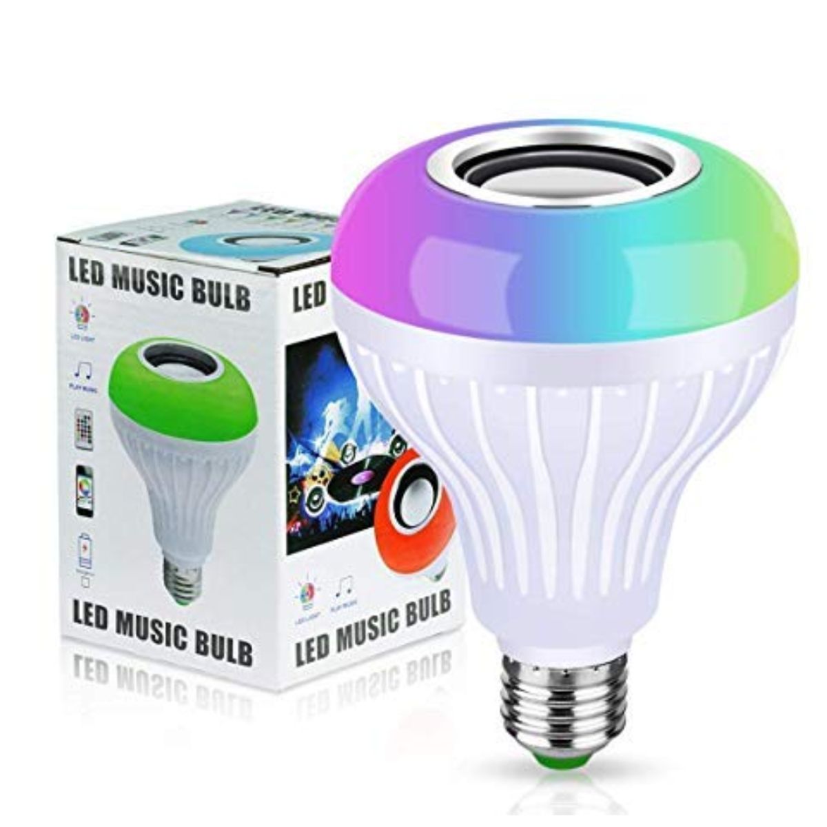 OEM - Foco Parlante LED Bluetooth Inteligente Luces Multicolor