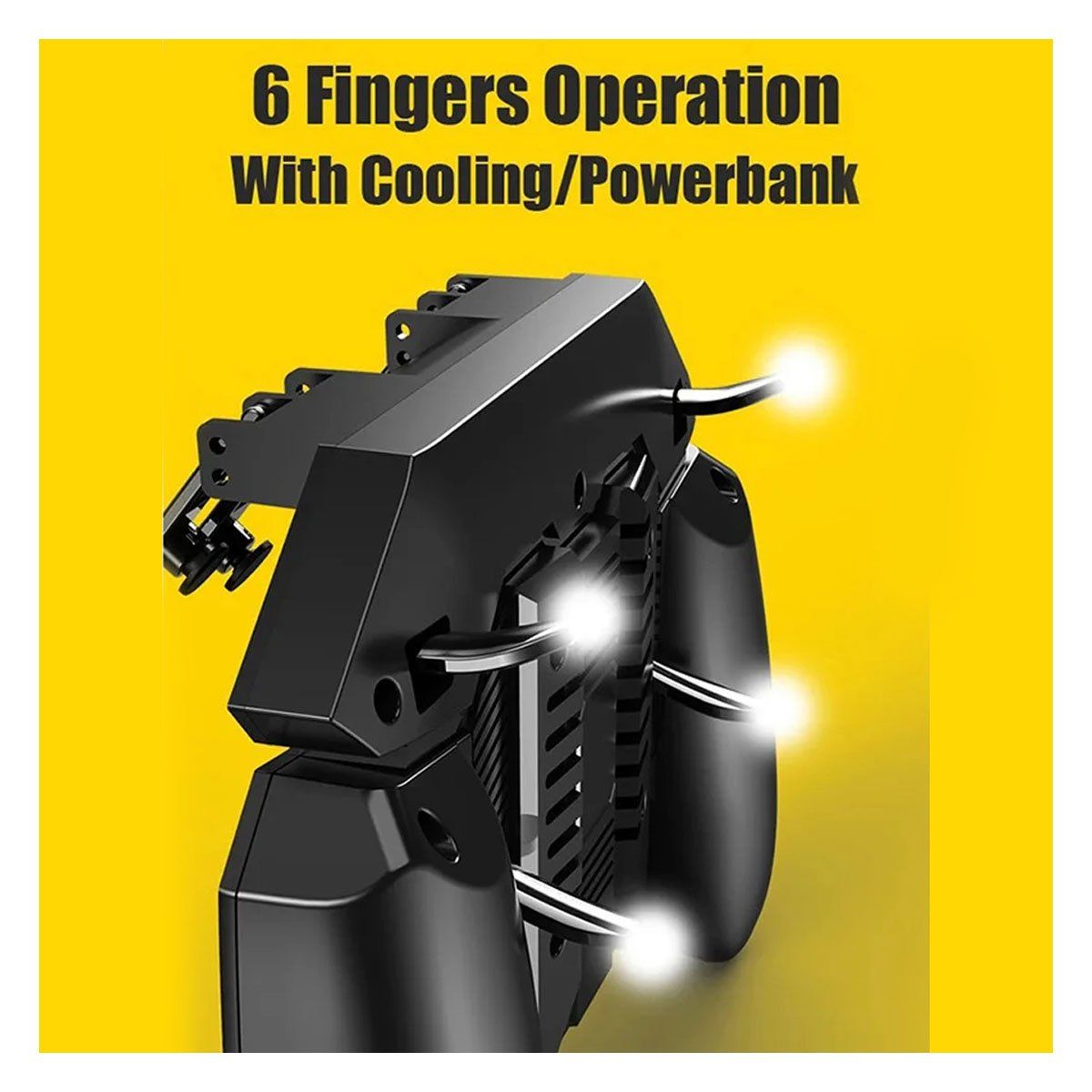 MEMO - Gamepad Gatillero Para Celular Memo 4 Gatillos + Guantes Memo Calidad