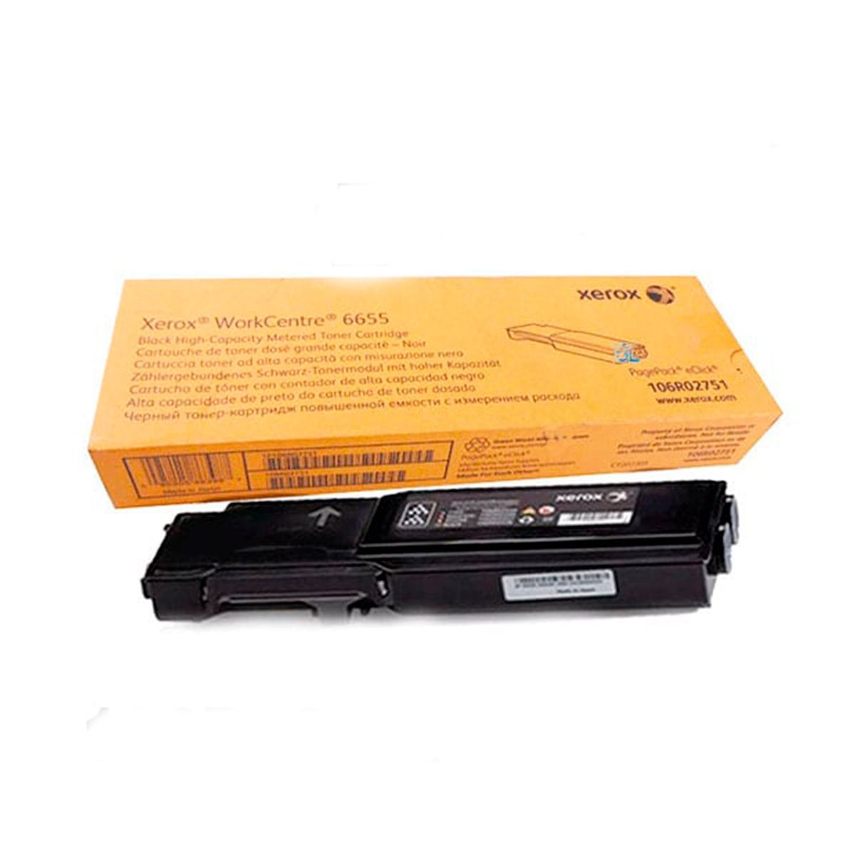 XEROX - TONER XEROX 106R02751, NEGRO, 12K PAG, WC 6655 P/N: 106R02751