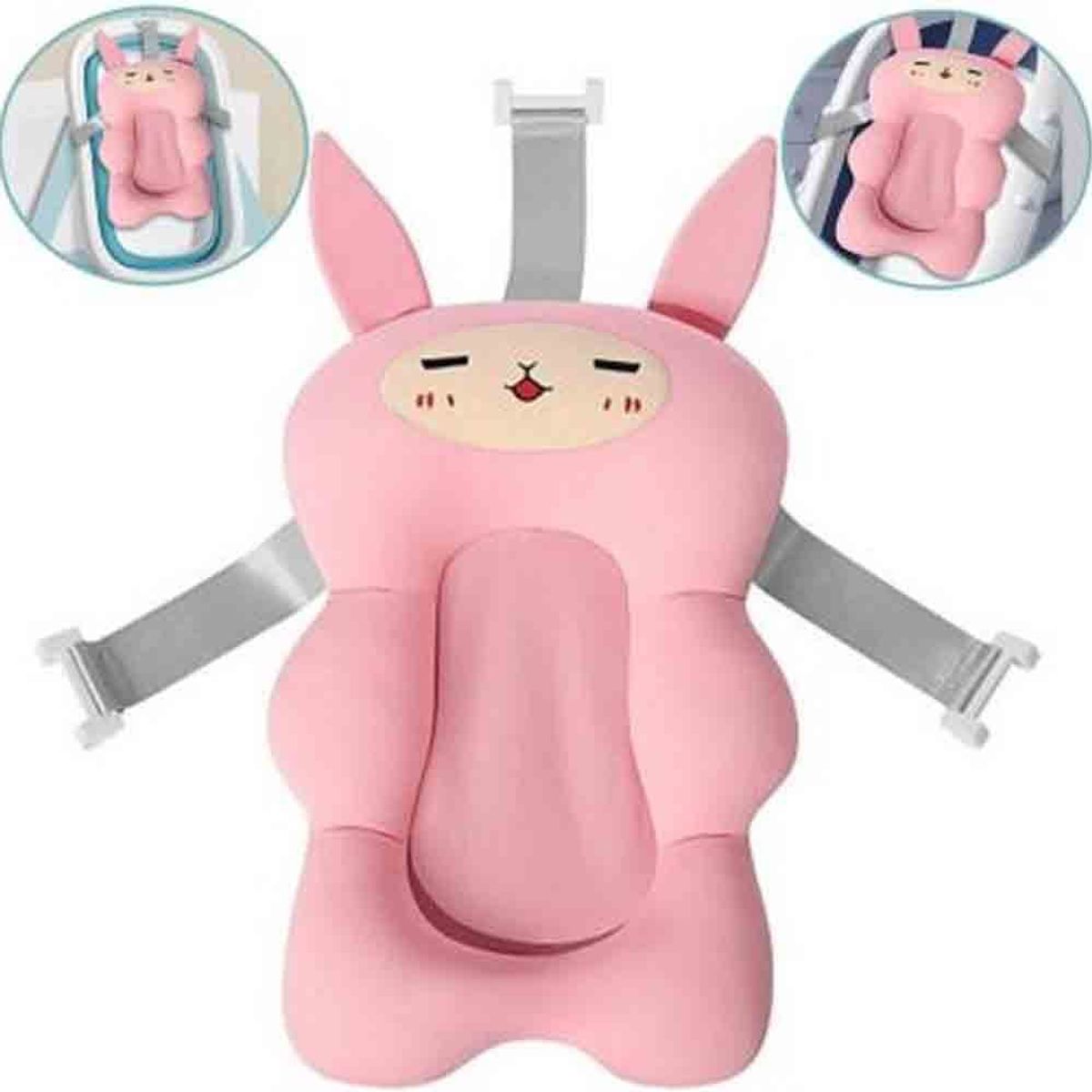 GENERICO - Almohadilla Cojín para Tina de Baño rosado