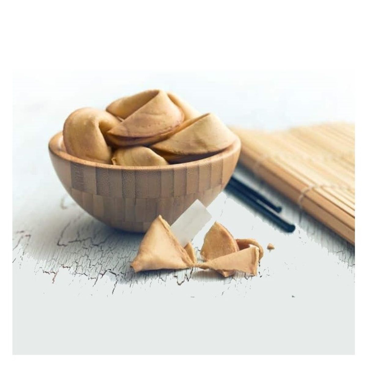 GENERICO - Galleta De La Suerte 12u Obleas Frases Fortuna Rojo