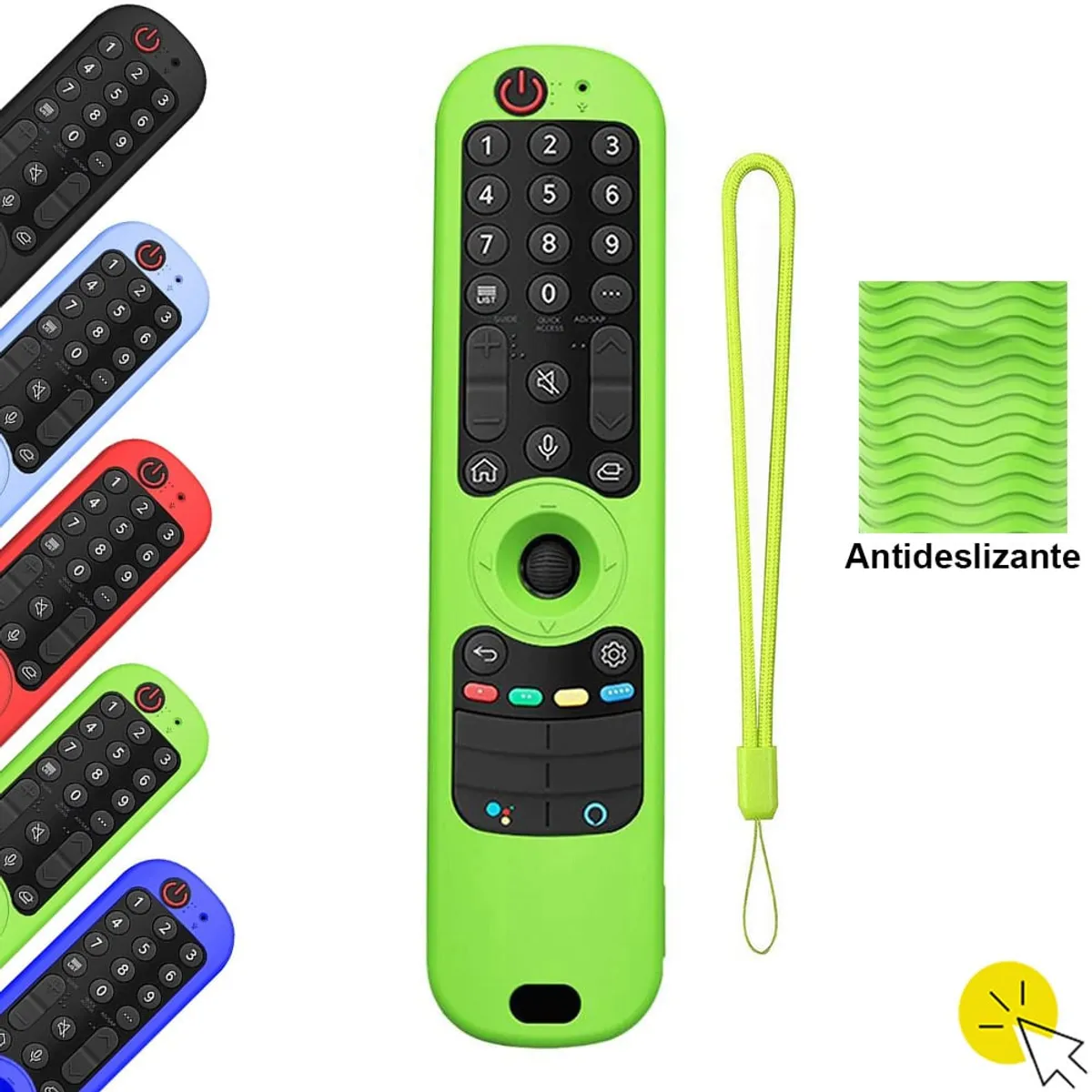 GENERICO - Funda Case de silicona para control Magic LG 2021 - 2022 - VERDE