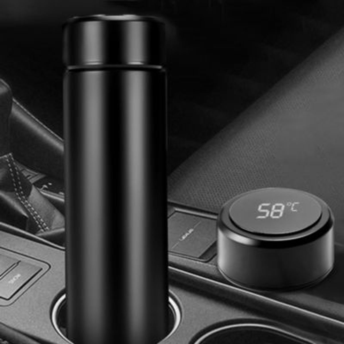 GENERICO - Toma Todo Inteligente Thermo Digital Termometro Cocina 450ml Rojo