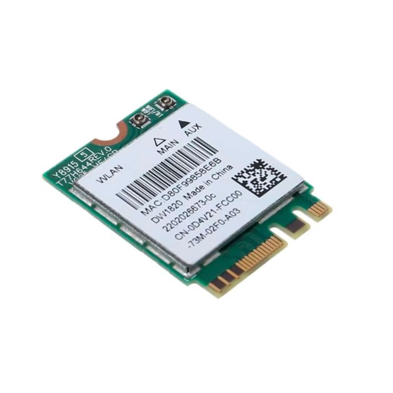 DELL - TARJETA DE RED WIFI DELL DW1820 802.11AC WIFI M.2 P/N:CN-0D4V21-FCC00