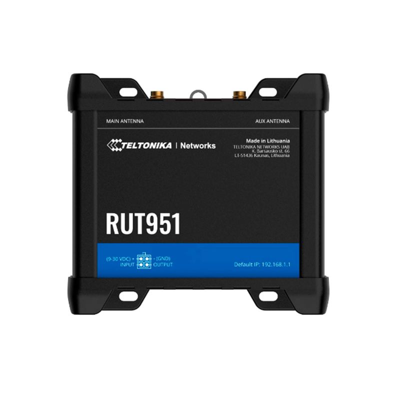 TELTONIKA - ROUTER CELLULAR TELTONIKA RUT951 4G LTE CAT 4 150MBPS PN RUT951
