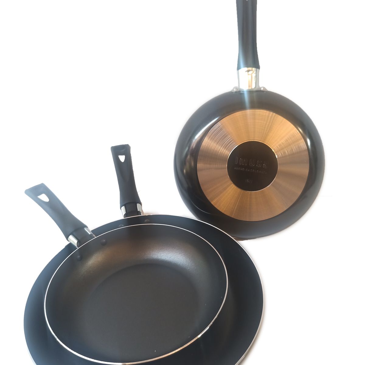 IMUSA - Sarten Antiadherente Juego de 3 Unidades