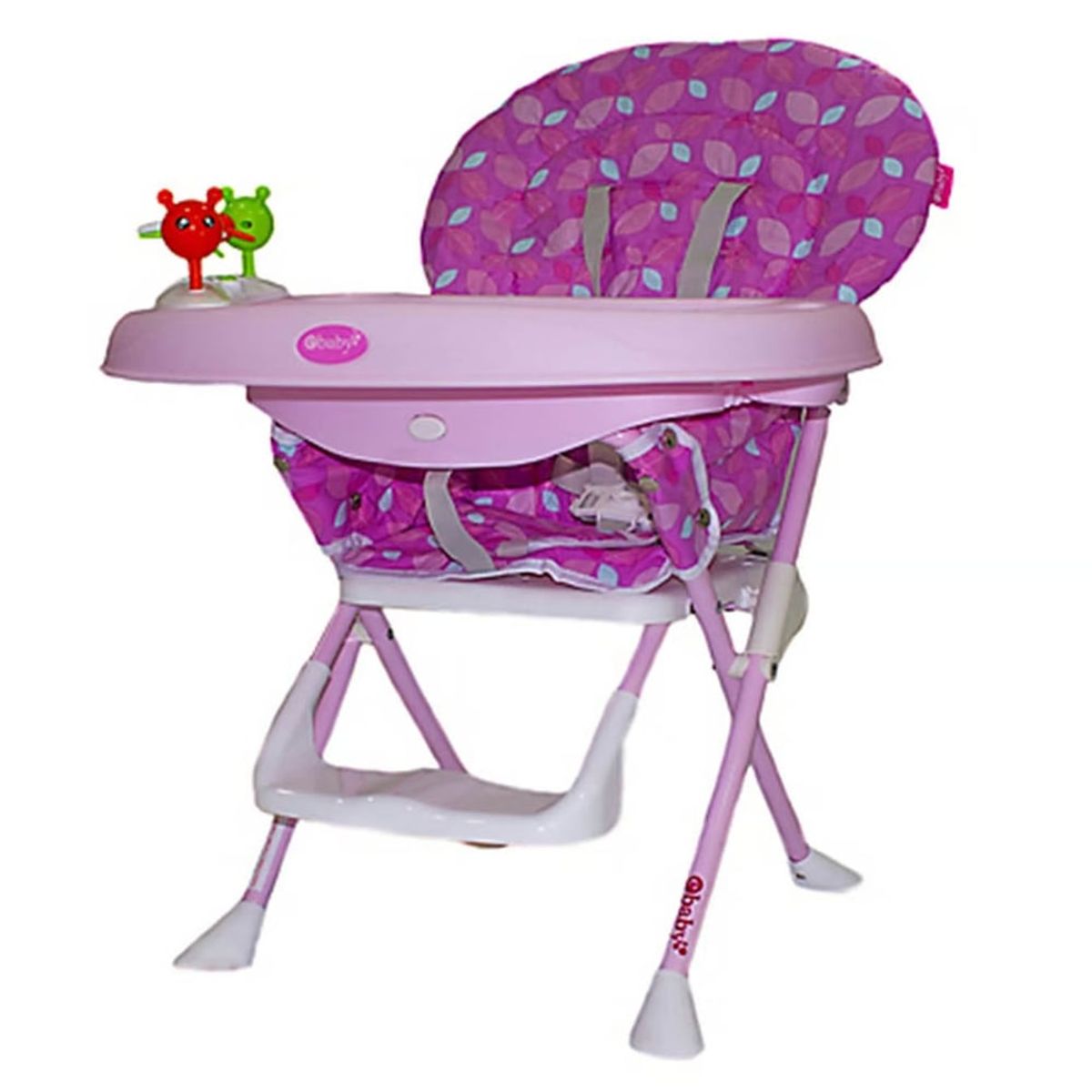 EBABY - Silla de Comer Badala 2 en 1 Plegable Morado