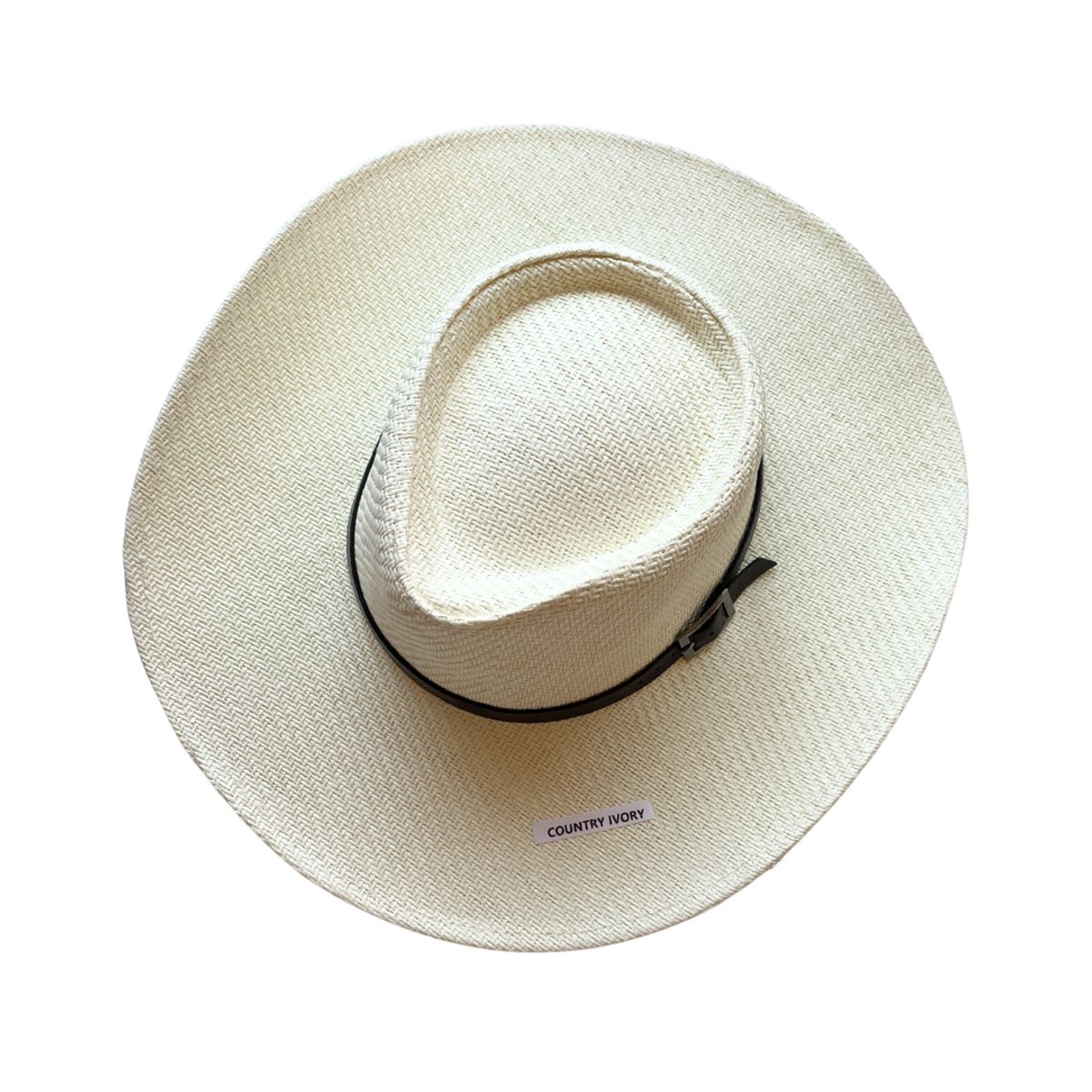 KAST PE - Sombrero Vaquero de Paja Country - Ivory