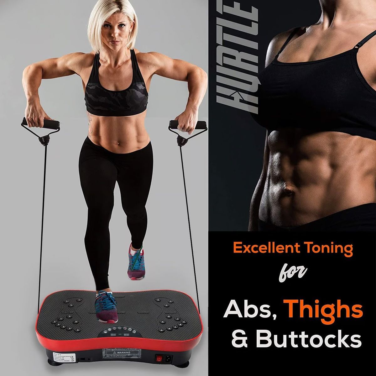 OEM - Plataforma Vibratoria de 99 Velocidades con Imanes y Bandas