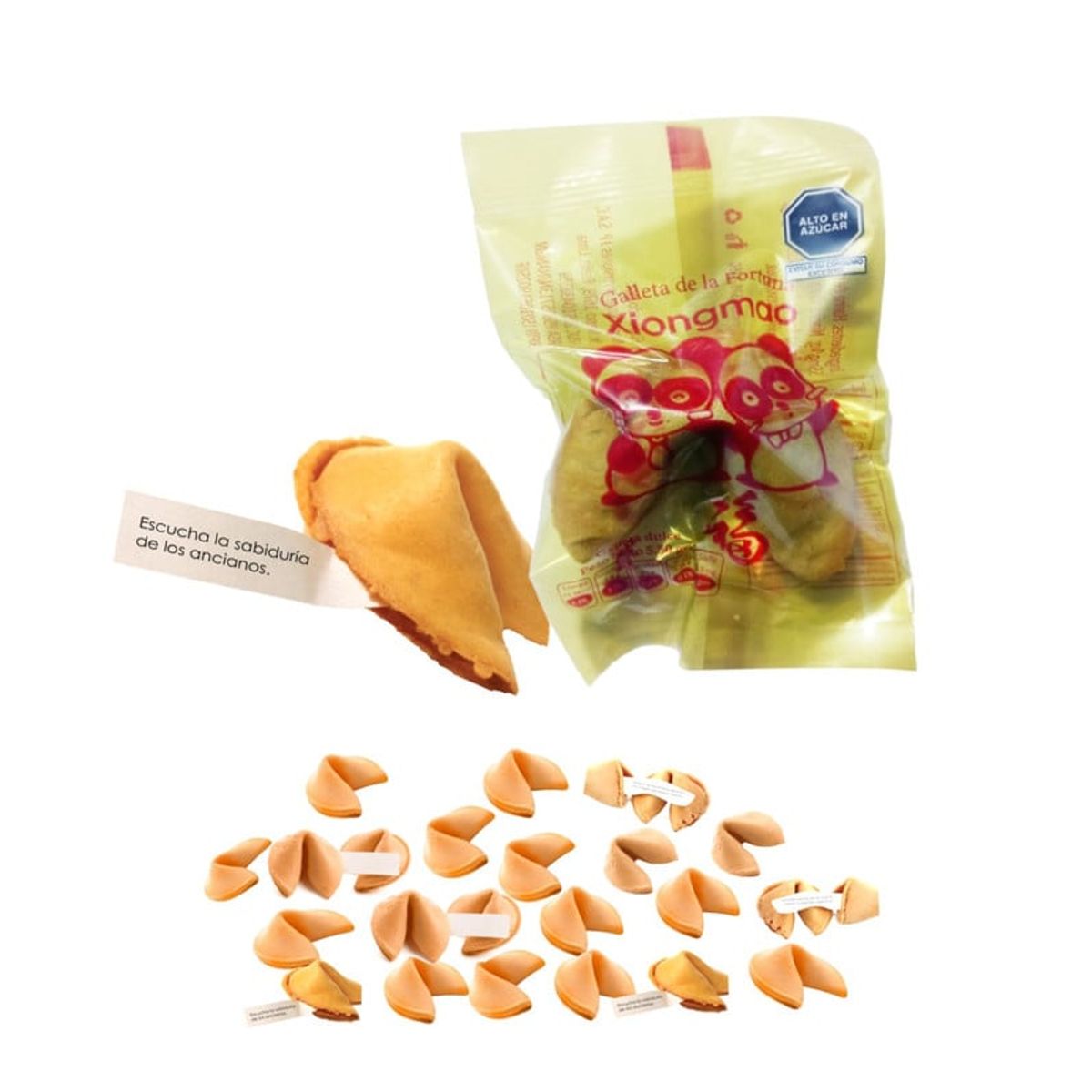 GENERICO - Galleta De La Suerte 24u Obleas Frases Fortuna Lucky Xiong