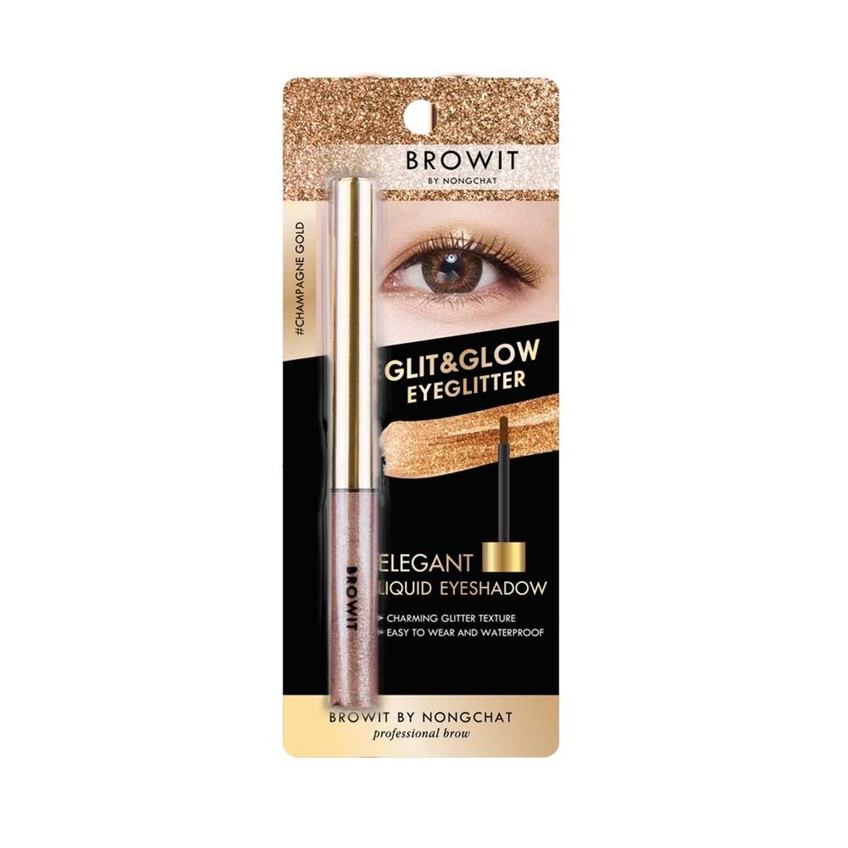 CATHY DOLL - Glit & Glow Eyeglitter CHAMPAGNE GOLD