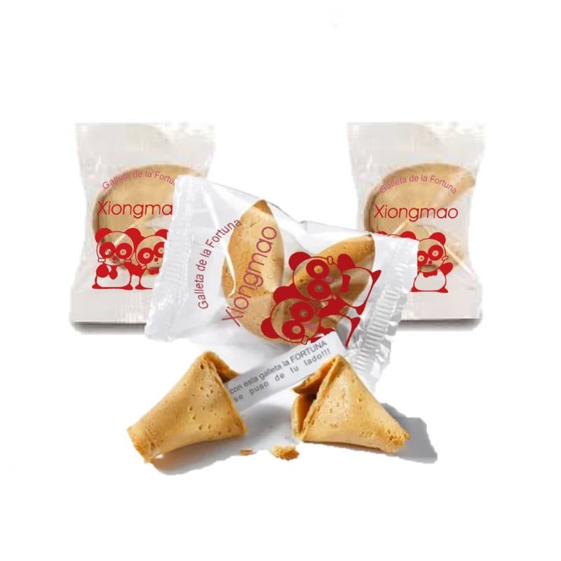 GENERICO - Galleta De La Suerte 3u Obleas Fortuna Clasico Xiong Mao