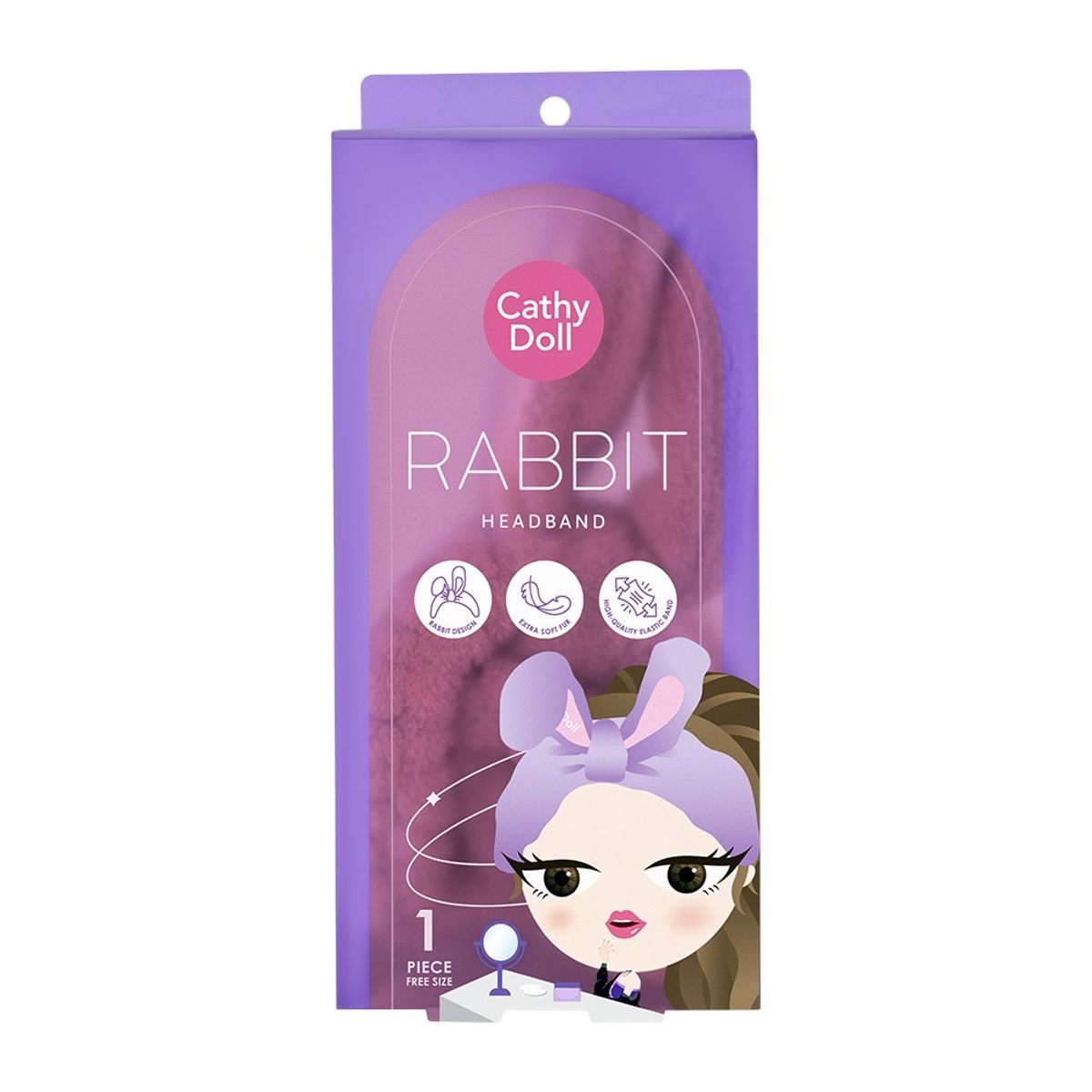 CATHY DOLL - Cathy Doll Rabbit Headband VINCHA PURPLE