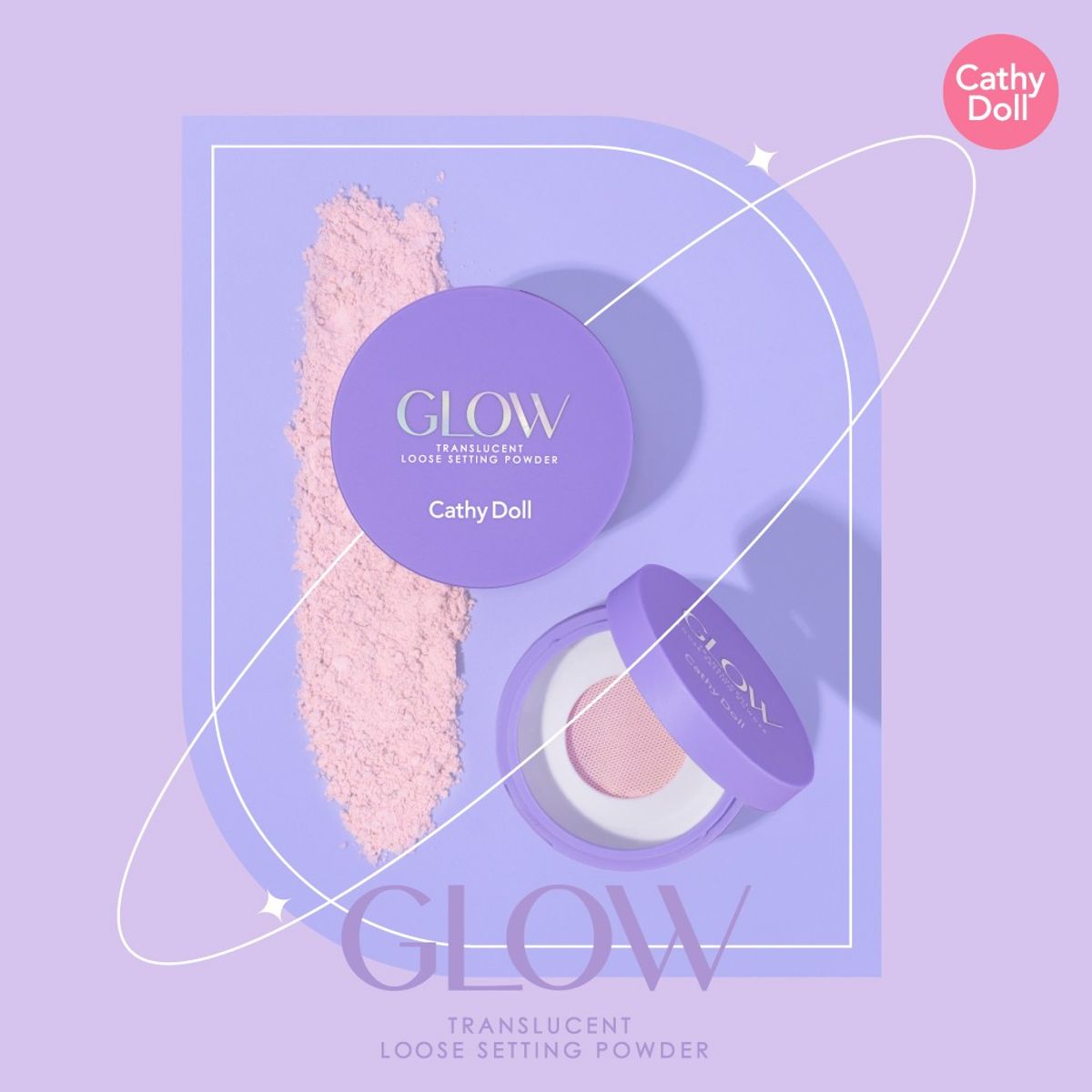 CATHY DOLL - Translucent Loose Setting Powder Glow 5GR