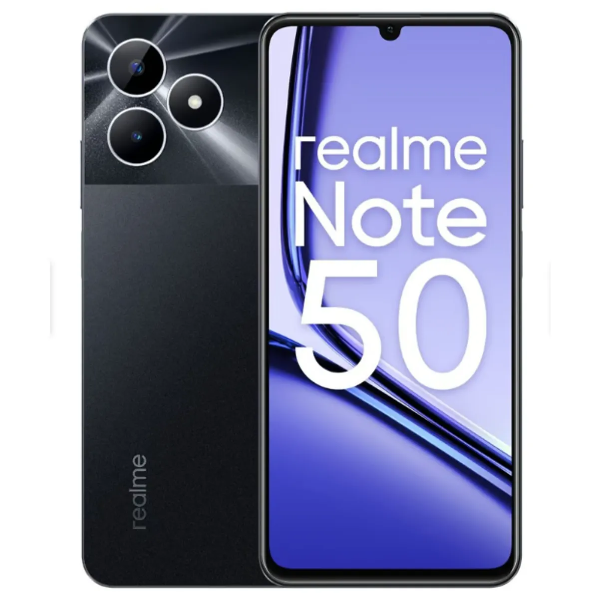 REALME - Celular Realme Note 50 64GB ROM + 6GB (3GB+ 3GB RAM EXTENDED) - Negro