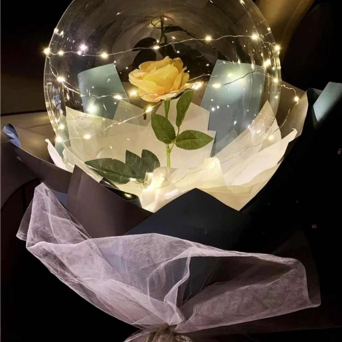 IMPORTADO MC - Globos Led Globo Con Rosa Led