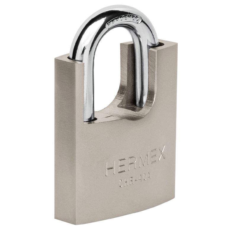 HERMEX - Candado 40mm con Coraza de Hierro Anti-ganzúa 43312 Hermex