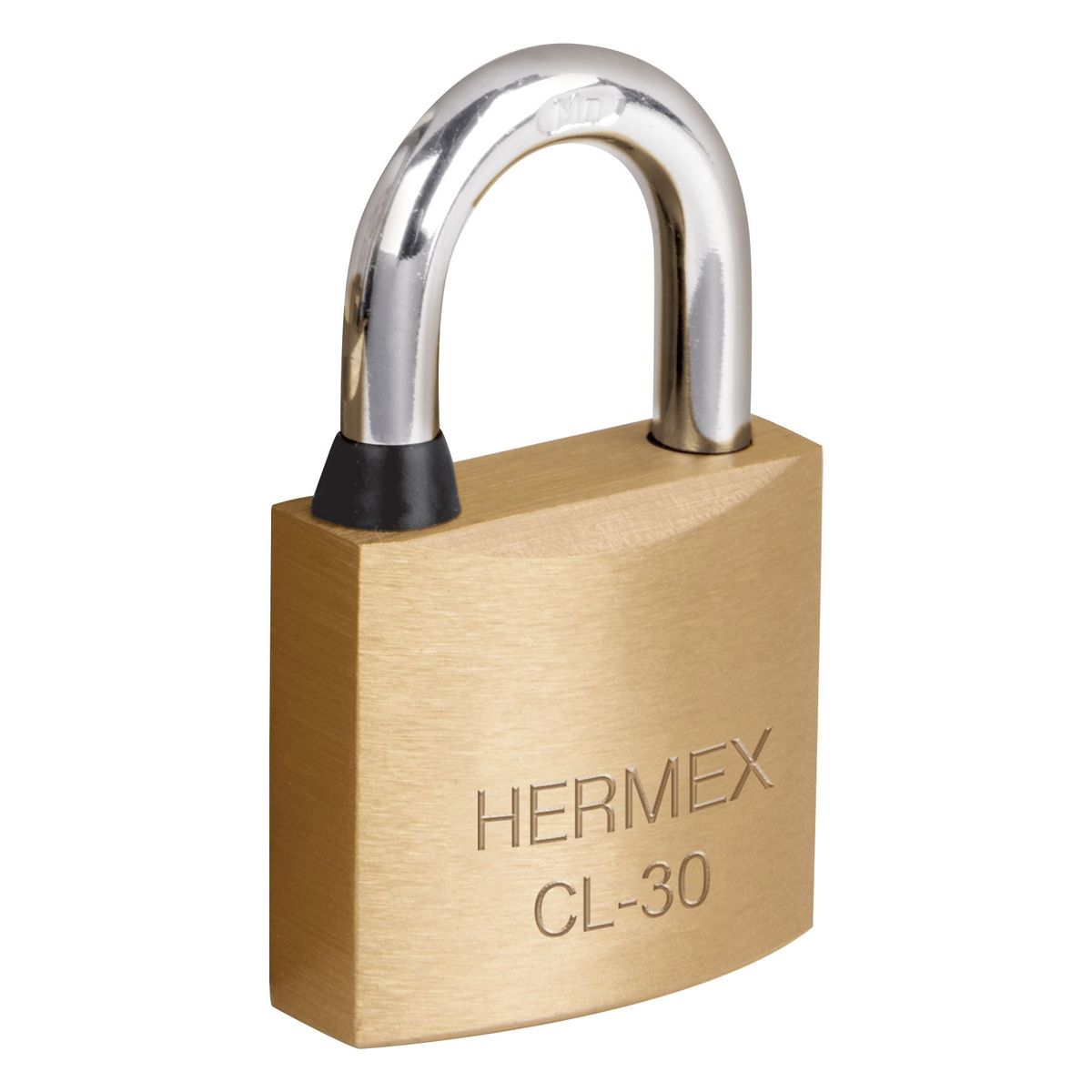 HERMEX - Candado 30mm Arco normal Laton Solido 43427 Hermex