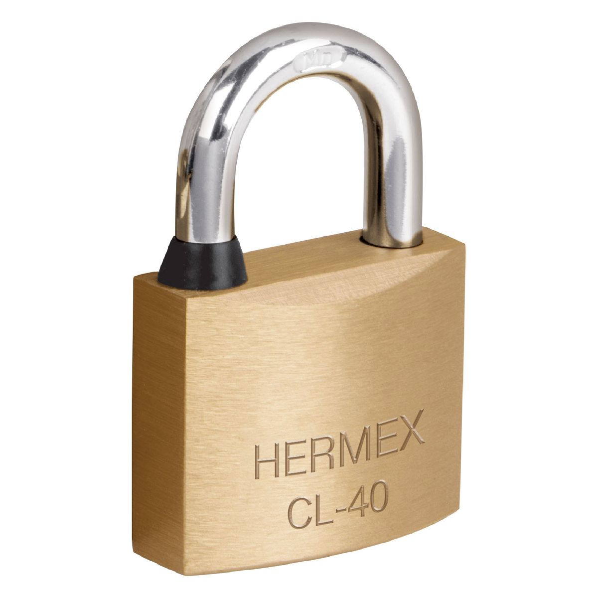 HERMEX - Candado 40mm Arco normal Laton Solido 43428 Hermex