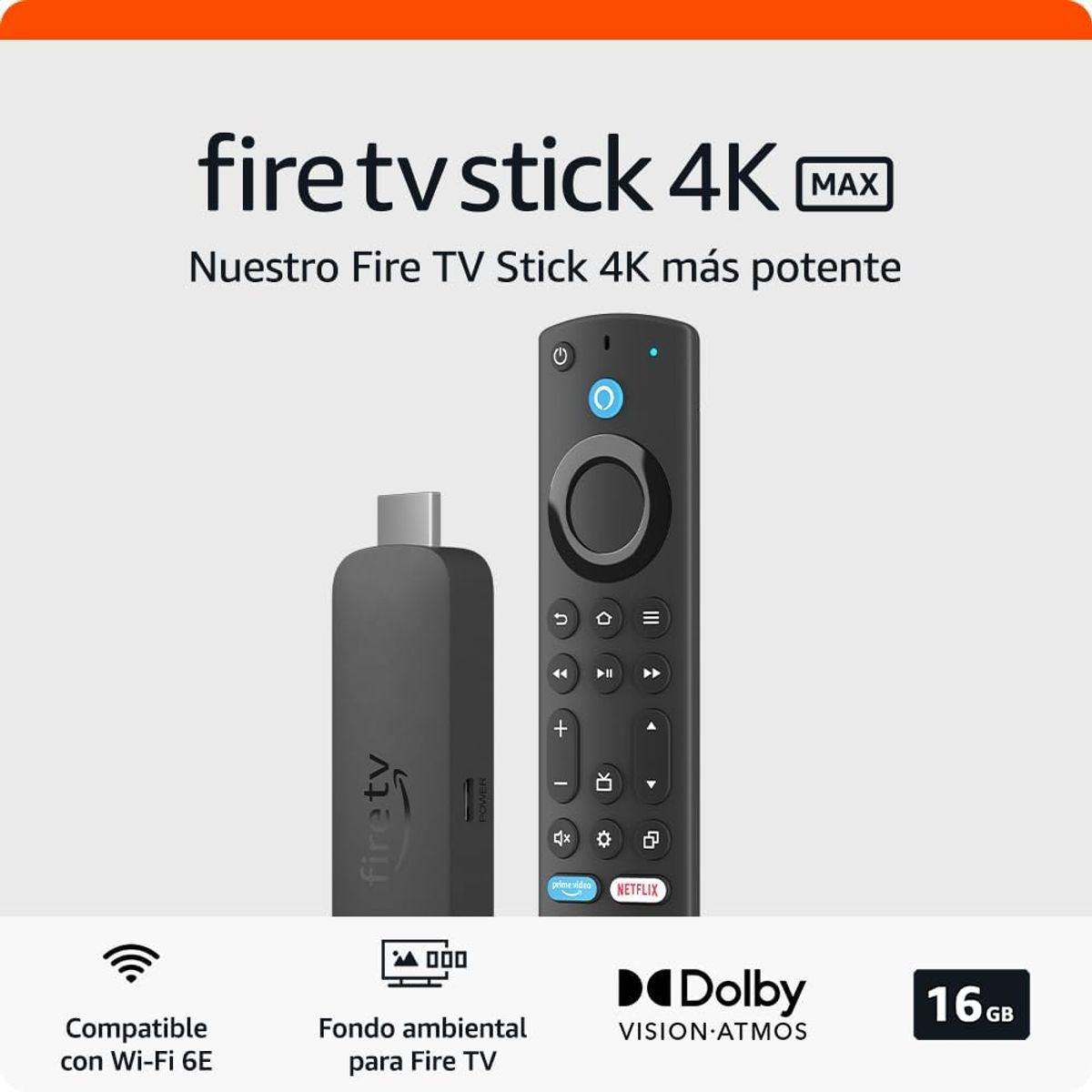 AMAZON - Convertidor A Smart Tv Amazon Fire Tv Stick 4k Max Alexa
