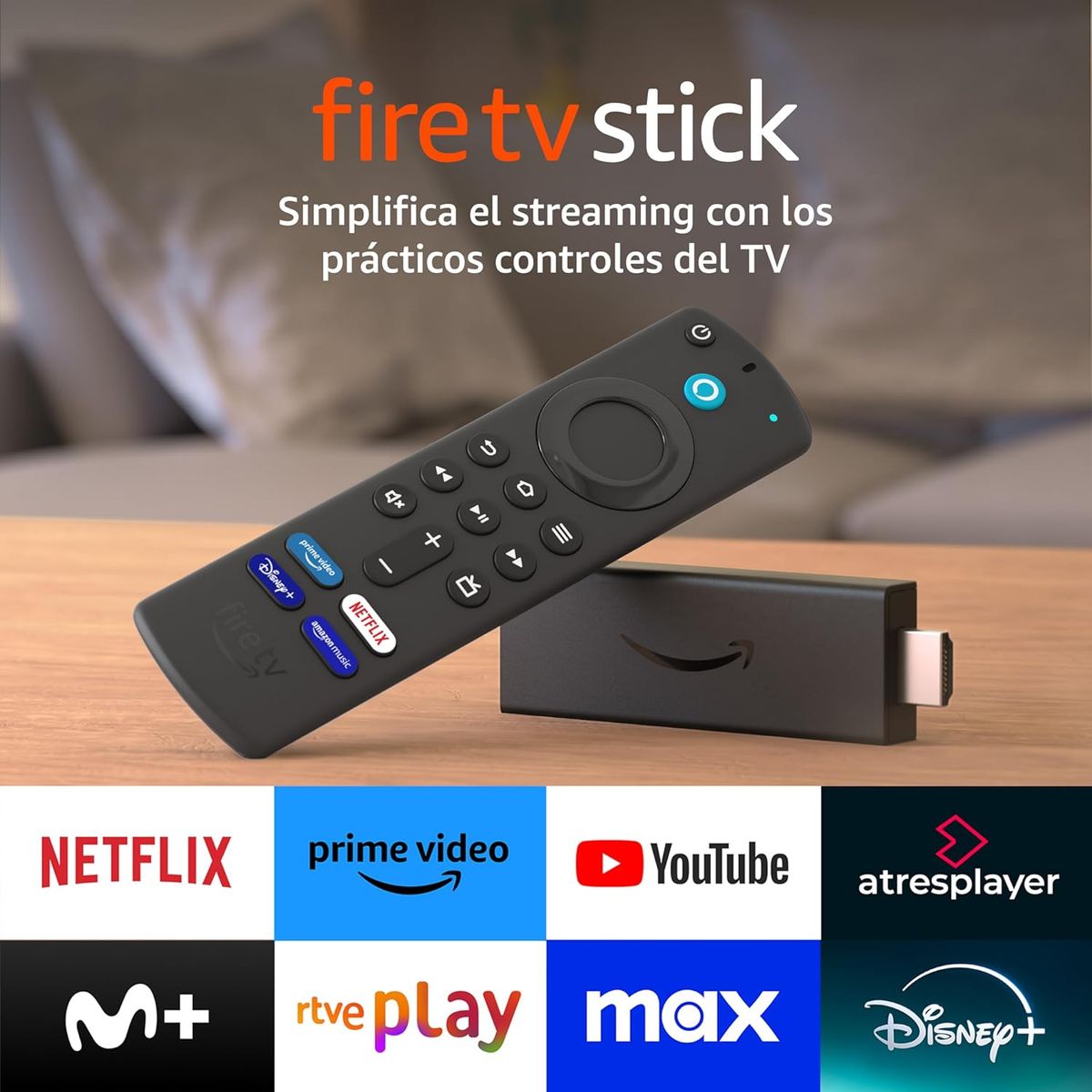 AMAZON - Convertidor A Smart Tv Amazon Fire Tv Stick FHD 3ra Gen Alexa