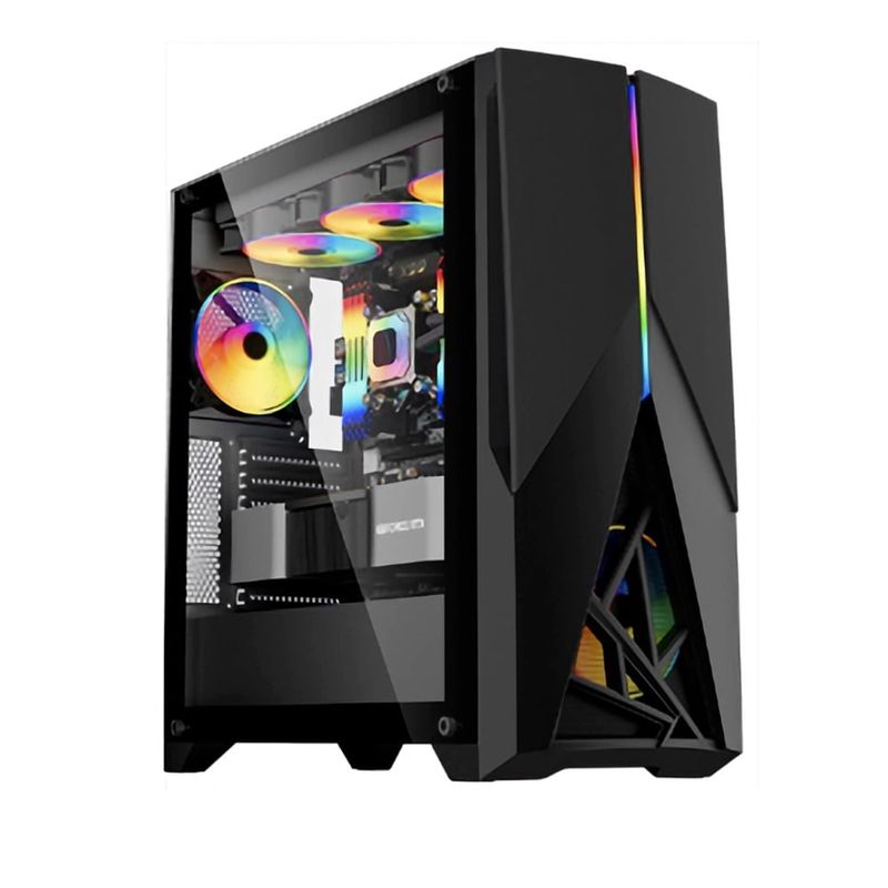 TEROS - Case Gamer Teros TE-1174N Mid Tower Negro USB 3.0 USB 2.0 Audio