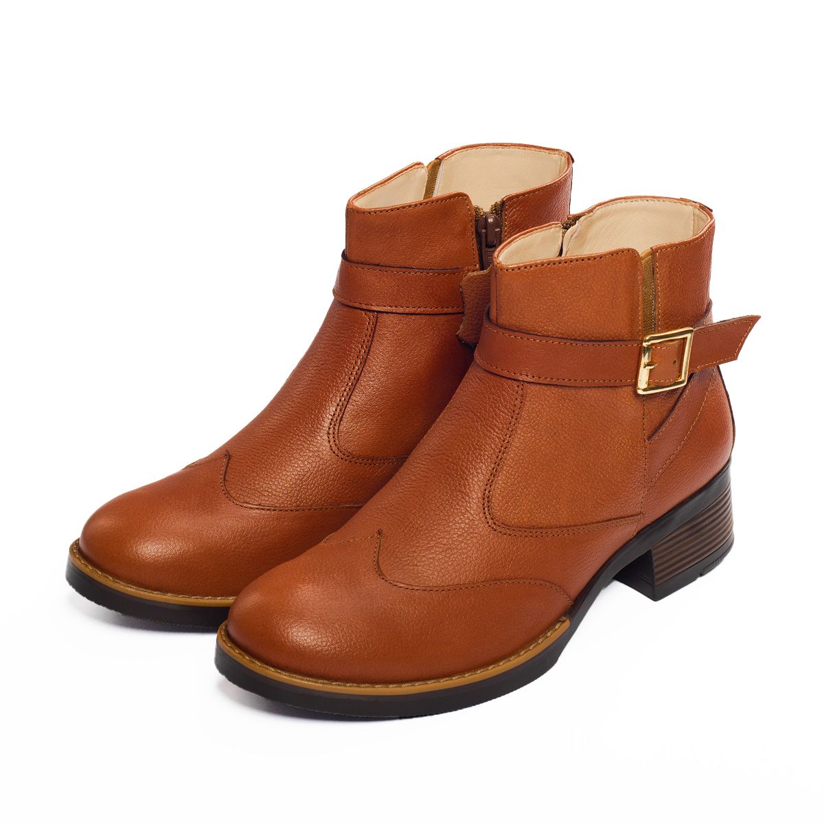 WALKING - Botín de Cuero Walking Mujer KB004