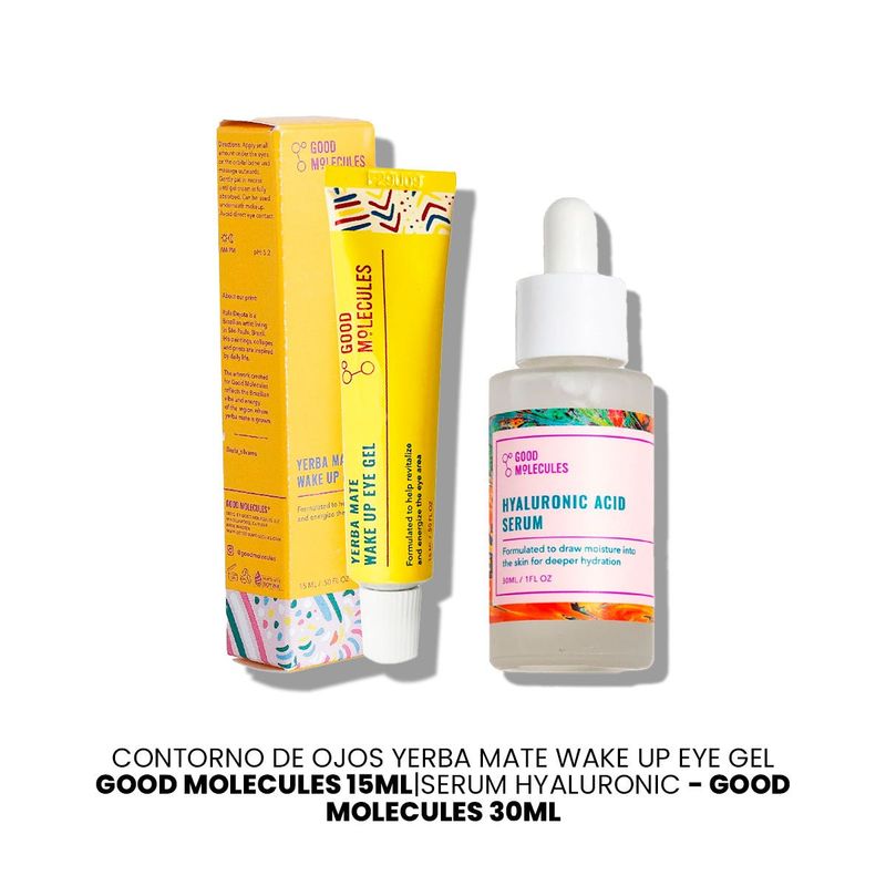 GOOD MOLECULES - Contorno De Ojos Yerba Mate Wake-Serum Hyaluronic - Good Molecules 30ml