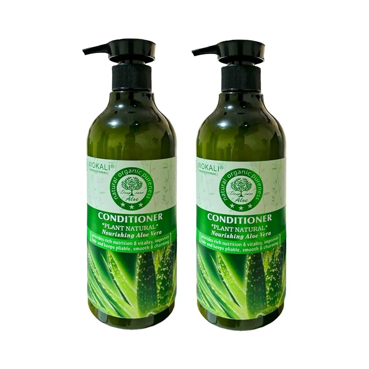 WOKALI - Acondicionador De Aloe Vera Wokali 550ml 2 Unidades