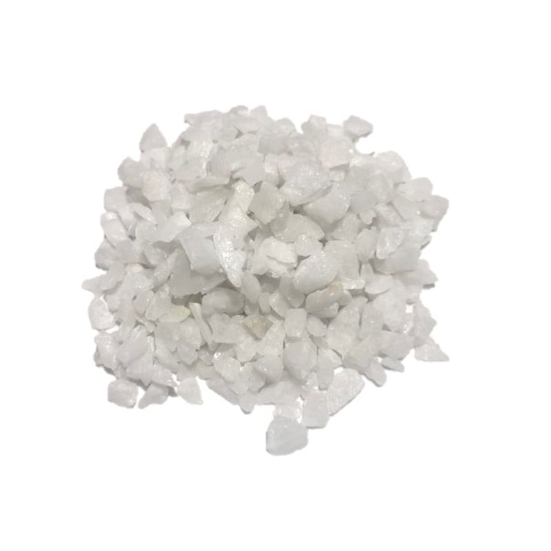 GENERICO - PIEDRA GRANALLA BLANCA DE CUARZO 1/4″  BOLSA 1KG