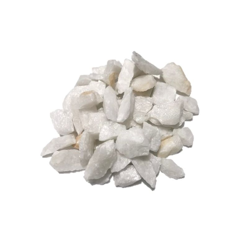 GENERICO - PIEDRA GRANALLA BLANCA DE CUARZO 3/4″  BOLSA 5KG