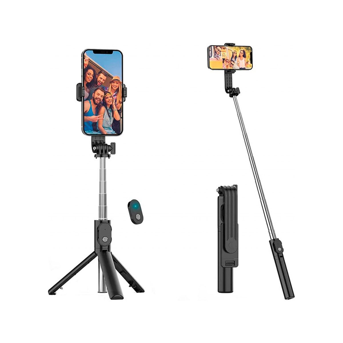 GENERICO - Palo de Selfie Inalámbrico con Bluetooth Trípode con Control P20 Stand