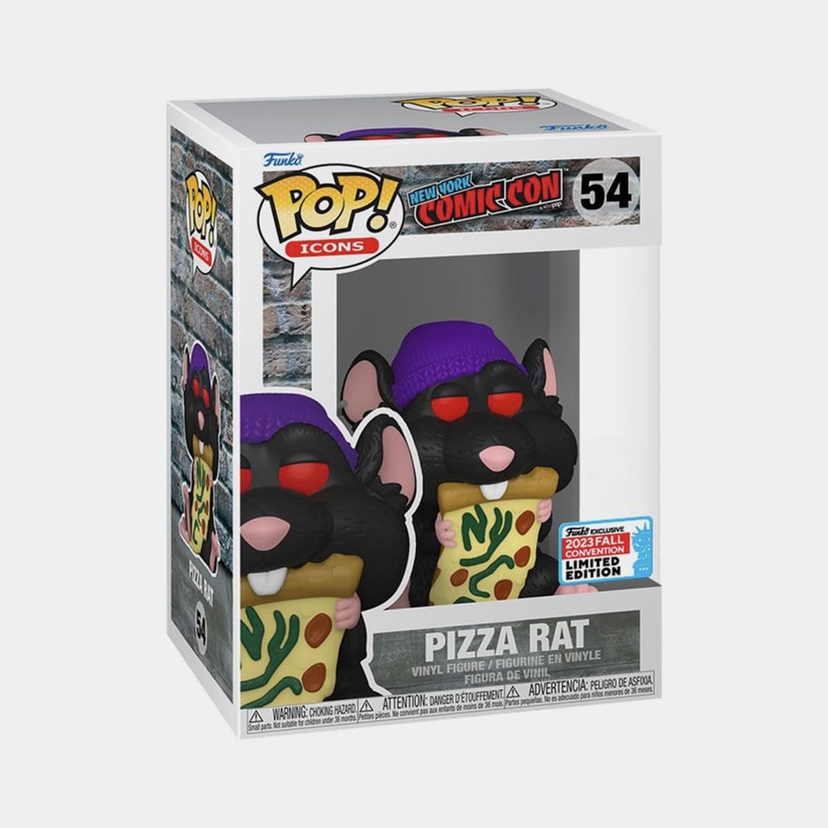 FUNKO - FUNKO POP! NEW YORK COMIC CON – PIZZA RAT - 2023 FALL