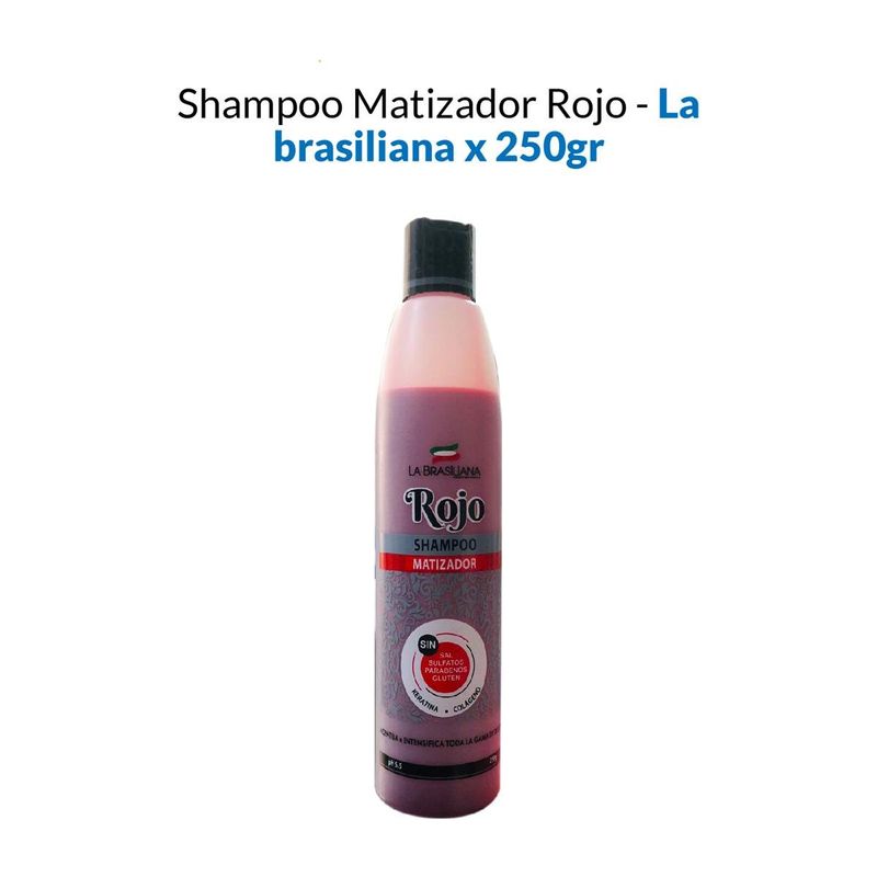 LA BRASILIANA - Shampoo Matizador Rojo La Brasiliana 250Gr