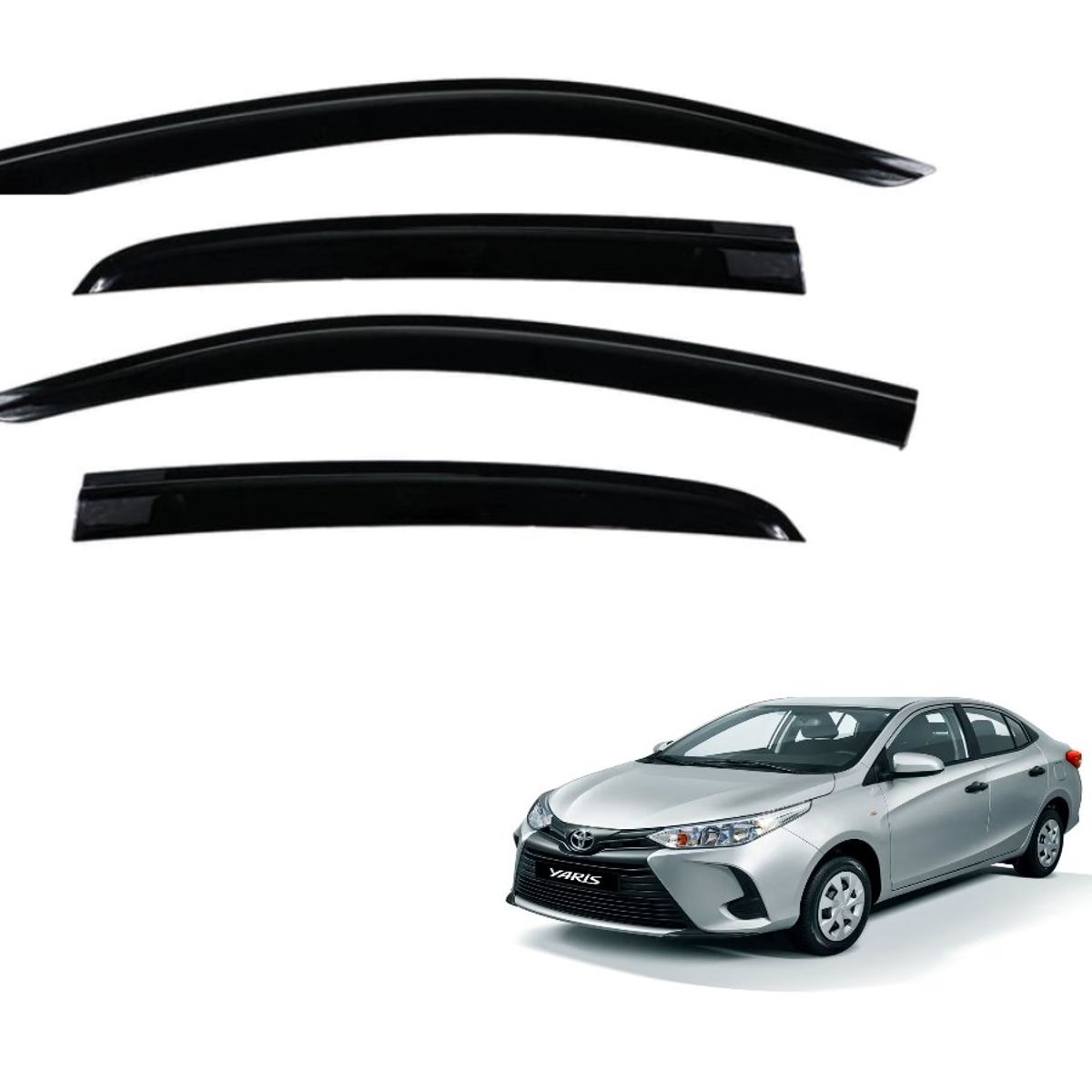 GENERICO - Correlluvias Premiun Original  Toyota YARIS ATIV 2018-2022