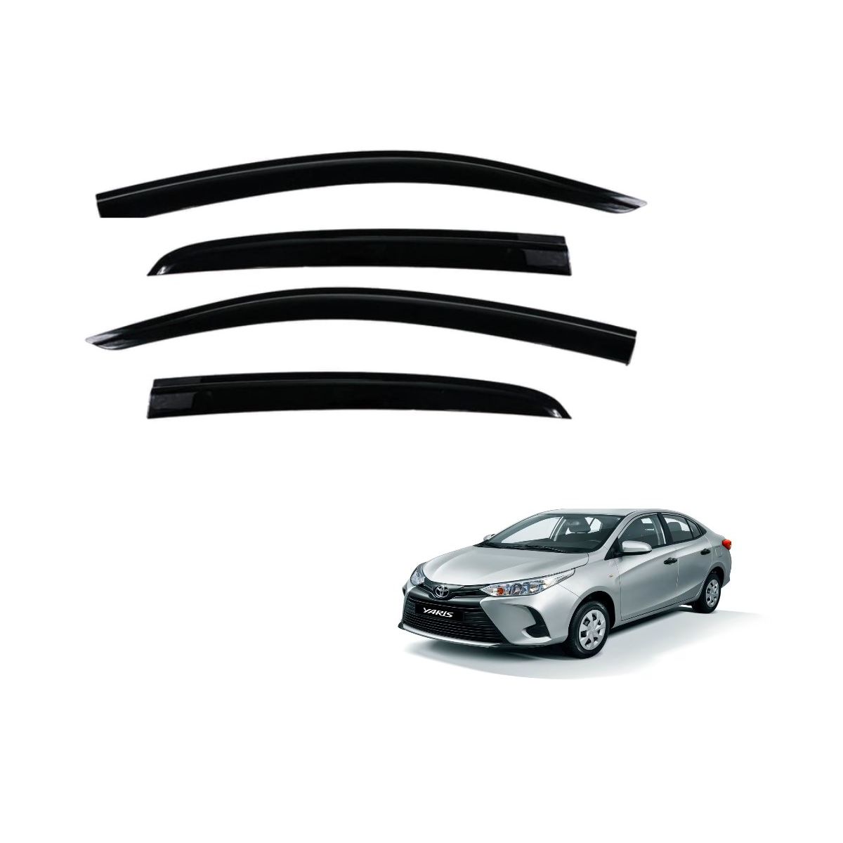 GENERICO - Correlluvias Premiun Original  Toyota YARIS ATIV 2018-2022