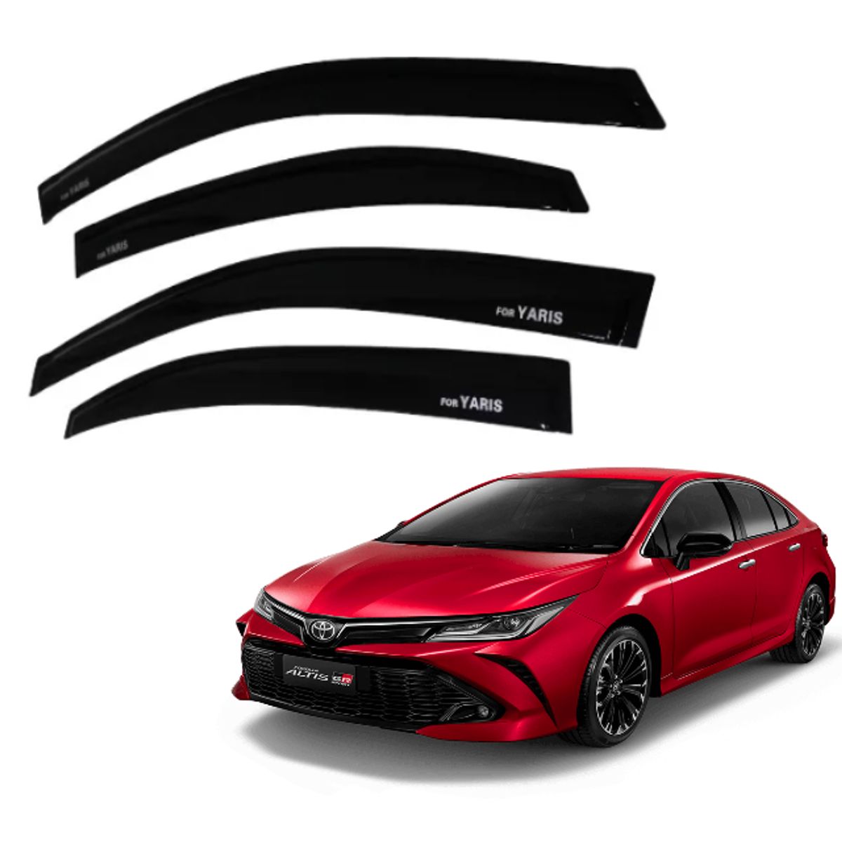 GENERICO - Correlluvias Premiun Original   Toyota YARIS 2023 -2024