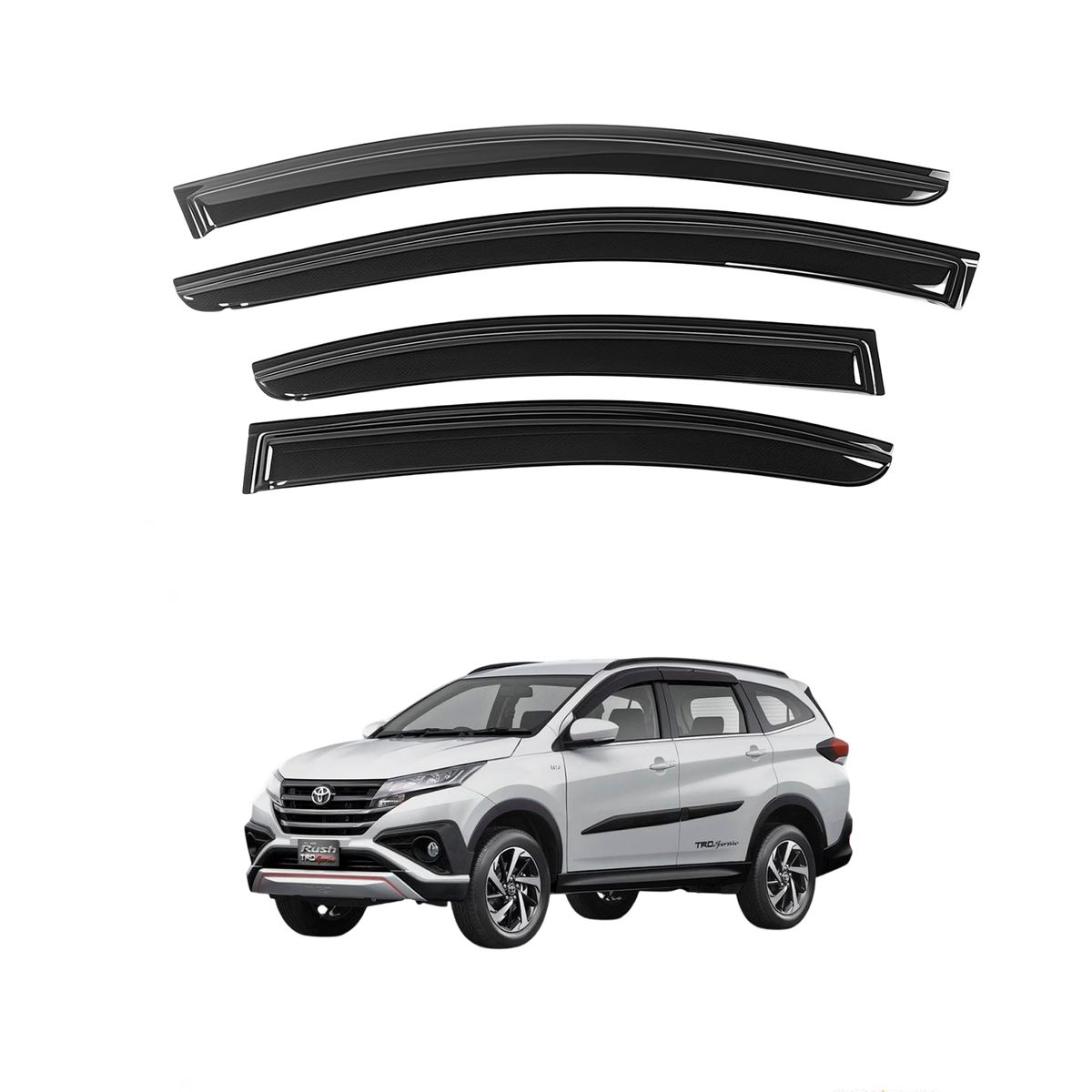 GENERICO - Correlluvias Premiun Original  Toyota RUSH 2018-2024