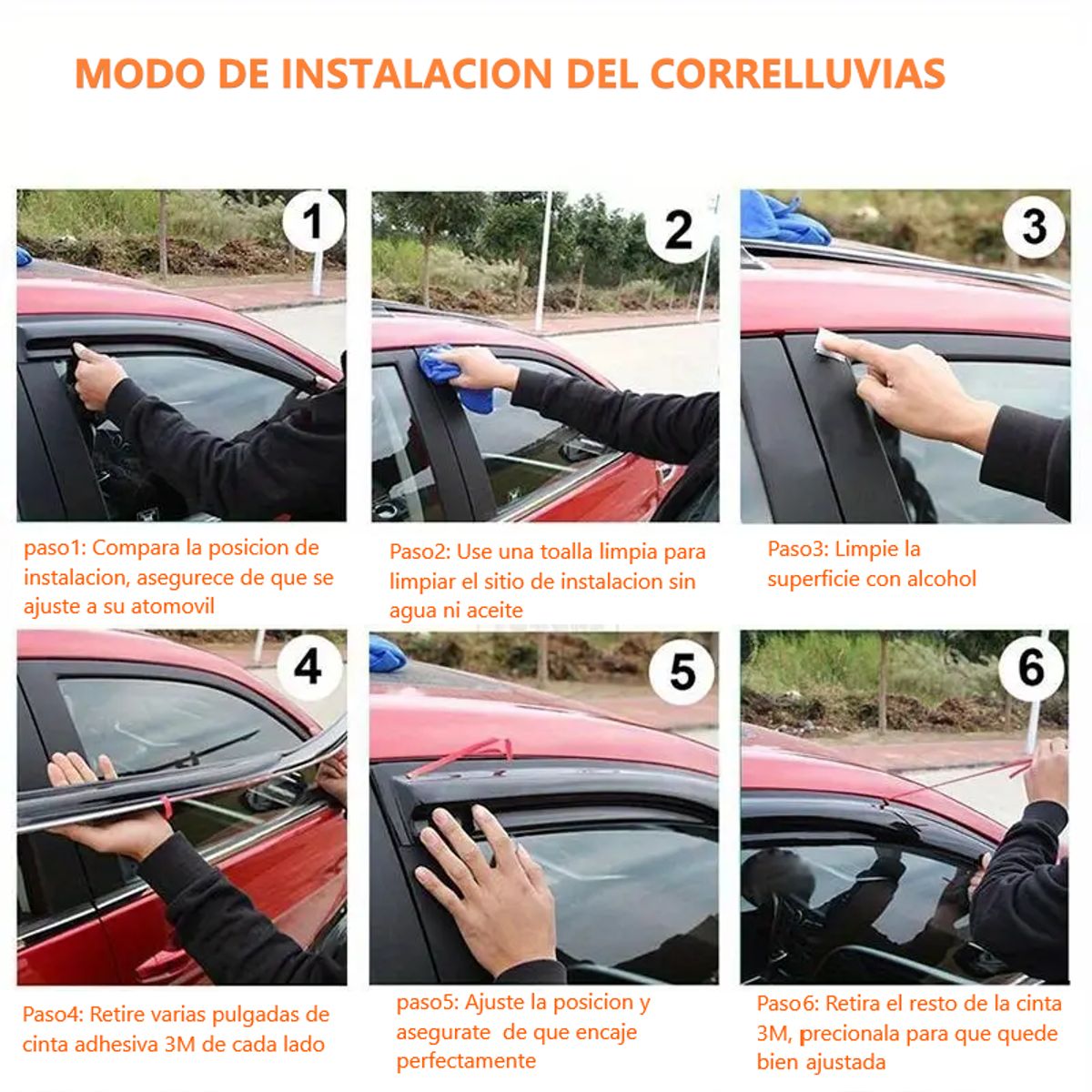 GENERICO - Correlluvias Premiun Original  Toyota RUSH 2018-2024