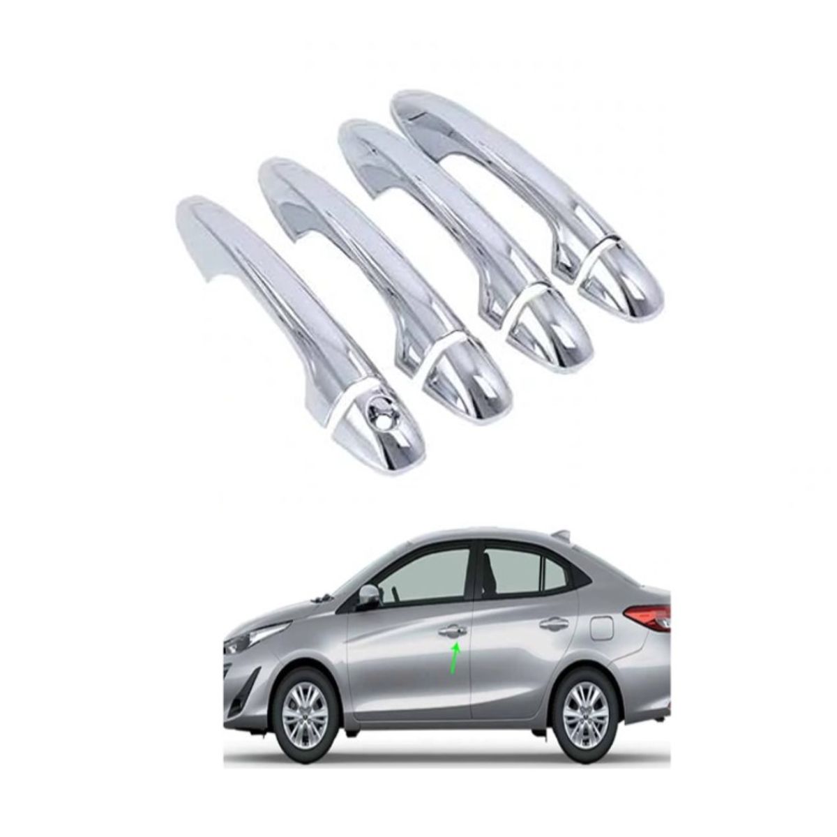 GENERICO - manijas cromada premium para toyota YARIS 2018-2024